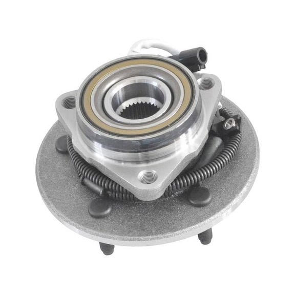 Front Wheel Bearing Hub Assembly - Compatible with 1997 - 2000 Ford F-150 4WD (with 4-Wheel ABS Brakes, 5-Lug, M12mm Wheel Bolt) 1998 1999