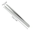 thumbnail image 2 of Unique Bargains 1 Pc Solid Color Eyebrow Tweezer for Bathroom Travel Hotel Silver Tone Stainless Steel, 2 of 4