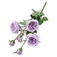 thumbnail image 2 of Cheers US 4Branches Fake Roses Artificial Silk Flowers Faux Rose Flower Long Stems Bouquet for Arrangement Wedding Centerpiece Party Home Kitchen, 2 of 7