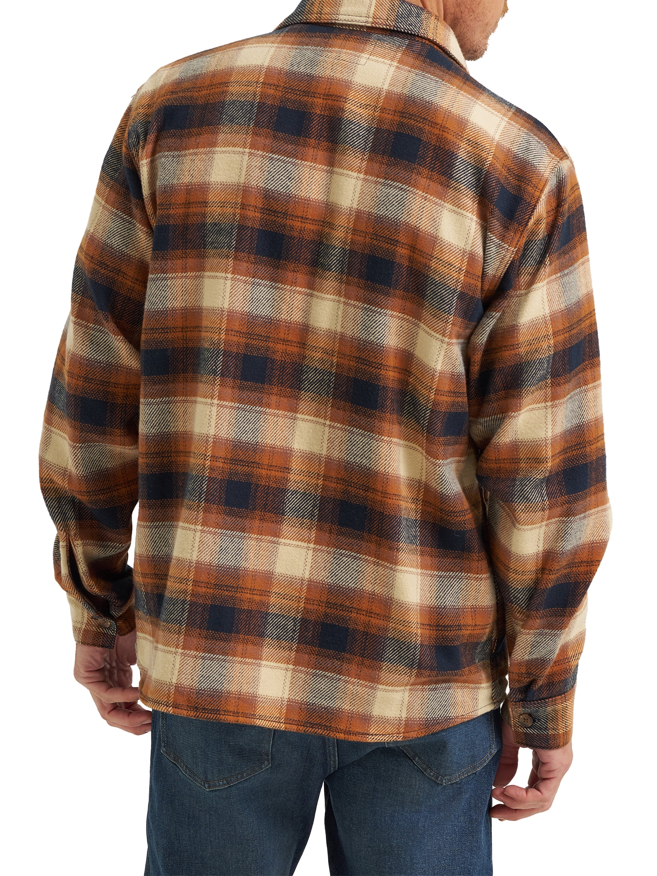 Wrangler® Men's Fleece Shirt Jacket, S-3XL