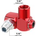 thumbnail image 4 of 16 Conectores Manguera Aire Giratorios 360 Grados, 1/4 Pulgadas NPT, Accesorios Aire Industriales, Adaptador Herramienta NeumáTica, Acoplador Junta Manguera Aire, 4 of 5