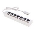 thumbnail image 1 of JDL-A7 HUB USB Hub 7 puertos USB 2.0 Conmutador independiente, 1 of 6