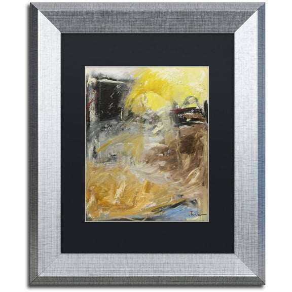 Trademark Fine Art "Minh'alma" Canvas Art by Joarez, Black Matte, Silver Frame