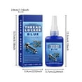 thumbnail image 5 of Threadlocker Adhesive under $5! Xqxayjr Threadlocker Adhesive,Blue 242 Medium Strength,Red 271 High Strength,Thread Locker for Bolts,Metal Fasteners Lock Tight,Anti-Loosing Screw Glue,Anaerobic, 5 of 9