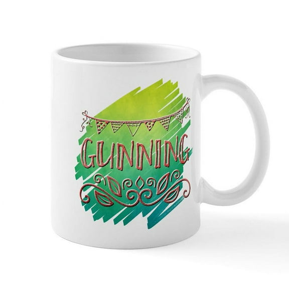 CafePress - Gunning Mugs - 11 oz Ceramic Mug - Novelty Coffee Tea Cup