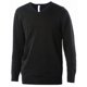 thumbnail image 1 of Kariban - Jersey de algodón acrílico cuello en pico para chico hombre (Gris Oscuro), 1 of 2