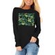 thumbnail image 3 of Uootdi St Patricks Day Long Sleeve Shirts for Women Retro Lucky Clover Tshirt Irish Shamrock Graphic Tee Tops Gift, 3 of 5