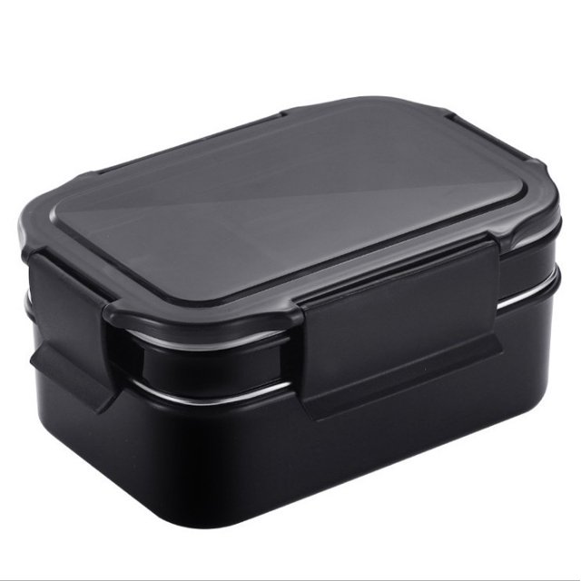 Fiambrera Bento con aislamiento para niños Fiambrera térmica para niños Fiambrera Fiambrera Cajas con compartimentos para alimentos Cubierto de acero inoxidable Almuerzo compartimentado Microondas Tos kaili Sencillez