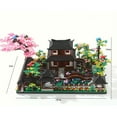 thumbnail image 3 of HI-REEKE House Building Block Set Cherry Blossom Tree Kit Plastic Toy Gift for Adult Multi Color, 3 of 7
