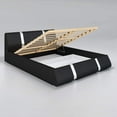 thumbnail image 4 of Rio Modern Upholstered Low Profile Platform Bed with Storage, 4 of 7