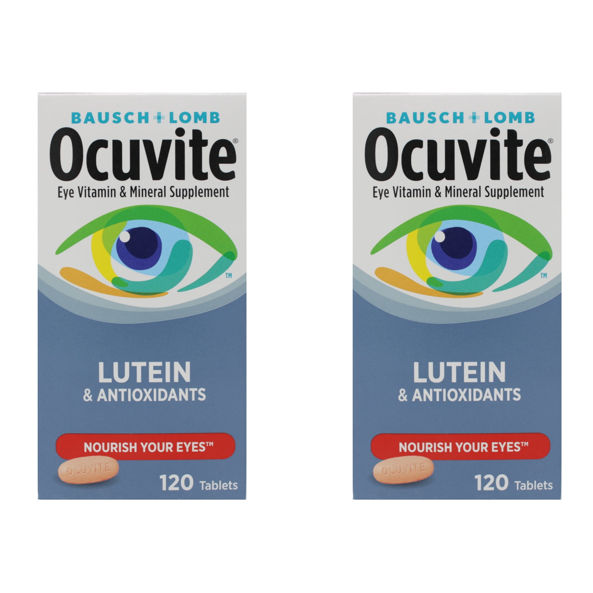 Bausch & Lomb Ocuvite Tablets 120 Tablets (Pack of 2)