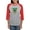 Heather/Red, variant on CafePress - Power Rangers Green Range Women's Baseball T Shirt - Womens Baseball Tee