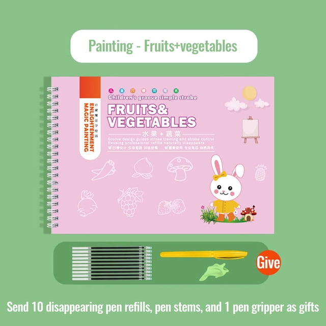 Drawing Book For Children Enlightenment Picture Book Pen Control Training Copybook 10ml