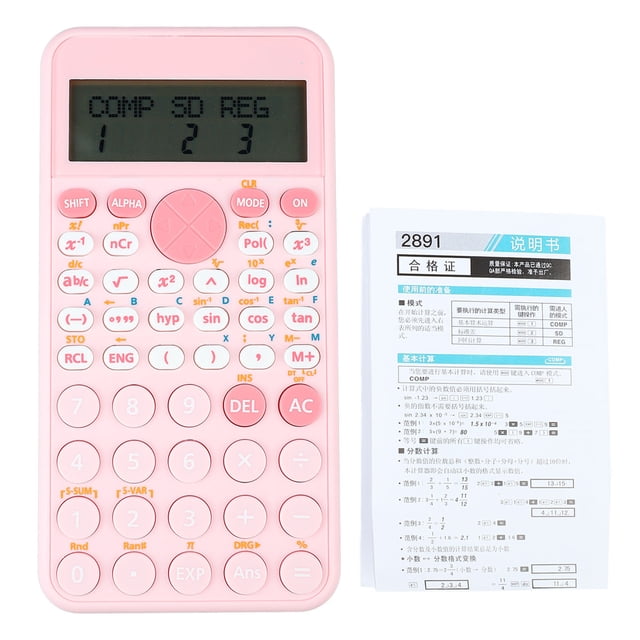 Calculadora Científica Nikou LCD 2 Filas 240 Funciones
