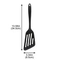 thumbnail image 3 of Silicone Wok Spatula, Upgrade Nonstick Spatula Turner Heat Resistant Solid Silicone Stir Fry Spatula for Non Stick Cookware (Black), 3 of 4