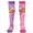 C Pink, variant on Viluyesy Kids Girls Knee High Socks with Cartoon Prints Soft Cotton Stretchy Ribbed Cuff Socks Pink Size 3-12Years