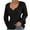 Black, variant on Womens Elegant Tunic Sweater Dressy Casual Scoop Neck Knitted Pullover Sweaters Fall Fashion Lantern Sleeve Knitwear Casual Waist Pullover