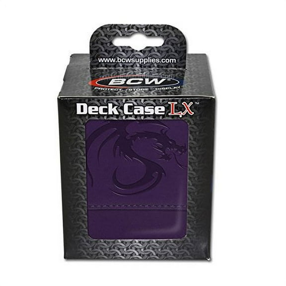 BCW Deck Case LX Game Purple
