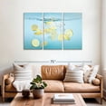 thumbnail image 2 of Elephant Stock Lemon Slices In Water Wall Art - Horizontal Multi Panel Canvas - Dining Room Wall Decor - Food And Drink Multi Panel - Blue And Yellow Decor - 57" x 36", 2 of 8
