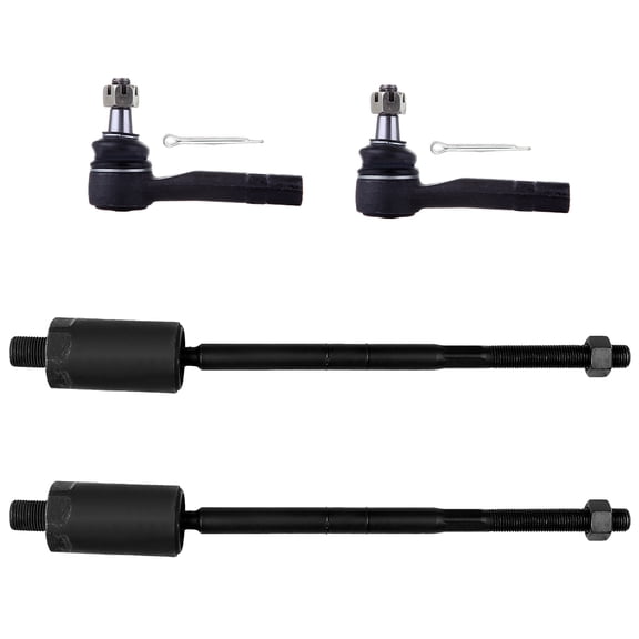 ECCPP 4pcs Front Inner Tie Rod End Front Outer Tie Rod End fit for 2002-2005 For Ford Explorer 2002-2005 For Mercury Mountaineer