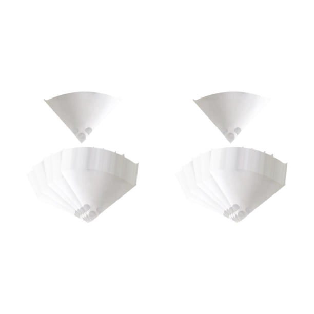 Bewildely 250Pcs/Pack Cone Paper Funnel Dual Purpose Paper Strainers Funnel Paint Tipo 1 2Conjunto