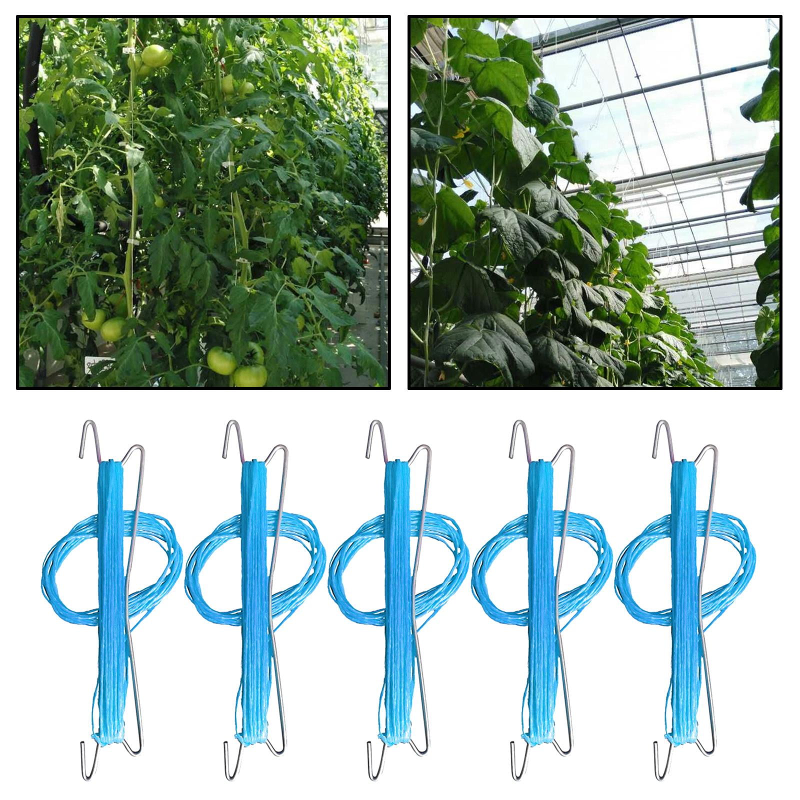 MAGIDEAL 3x Plant Climbing Hooks, Tomato Support J Hooks Garden Hooks for Cucumber, Tomato, Melon, Pea And Pepper Plants.