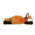 thumbnail image 4 of Aurora - Large Orange Snoozles - 18" Fox - Laid-back Stuffed Animal, 4 of 5