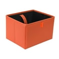 thumbnail image 2 of koolsoo Foldable Back Seat Car Trash Bin Auto Storage Box Portable Garbage Container Orange, 2 of 9
