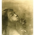 thumbnail image 2 of Redon, Odilon 20x22 Gold Ornate Wood Framed with Double Matting Museum Art Print Titled - The Scent Of Evil, 2 of 4
