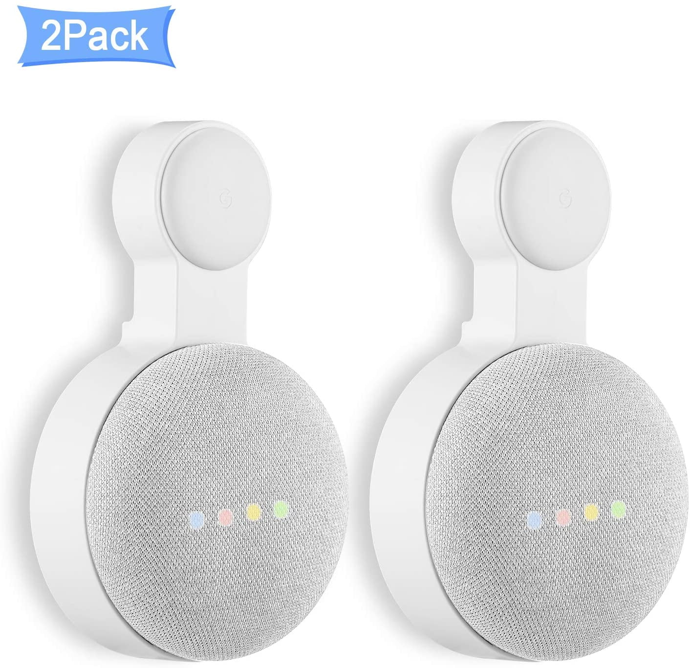 Google Nest Mini Wall Mount Holder, Mrount SpaceSaving Design Outlet