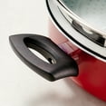 thumbnail image 2 of Tramontina 4-Quart Nonstick Everyday Pan with Steamer and Lid, Metallic Red, Dishwasher Safe, 2 of 7