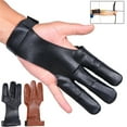 thumbnail image 2 of Bangcool Tir à l'Arc Gant Extérieur Unisexe Doigt Protecteur Doigt Gant de Protection, 2 of 10