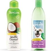 TropiClean Hypo Allergenic Puppy Shampoo and Fresh Breath Oral Care Water Additive