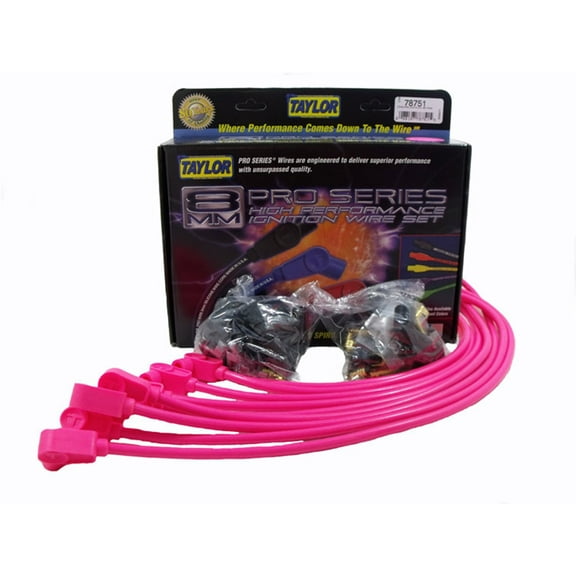 Taylor Wire / Vertex 78751 TAY78751 8MM SPIRO-PRO UNIV 8 CYL 90 HOT PINK