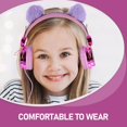 thumbnail image 3 of HLONK Écouteurs pour Enfants Filles Circum-Auriculaires Filaires pour Enfants pour Voyage, 3 of 8