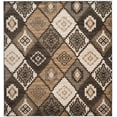thumbnail image 2 of SAFAVIEH Vintage Mirjana Southwestern Area Rug, Black/Ivory, 6'7" x 6'7" Square, 2 of 7