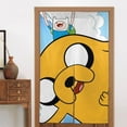 thumbnail image 4 of Characters Adventure Time Door Curtain Drape Split Doorway Curtain Room Window Hallway Closet Privacy Partition Curtain Kitchen Door Decoration 34x56in, 4 of 7