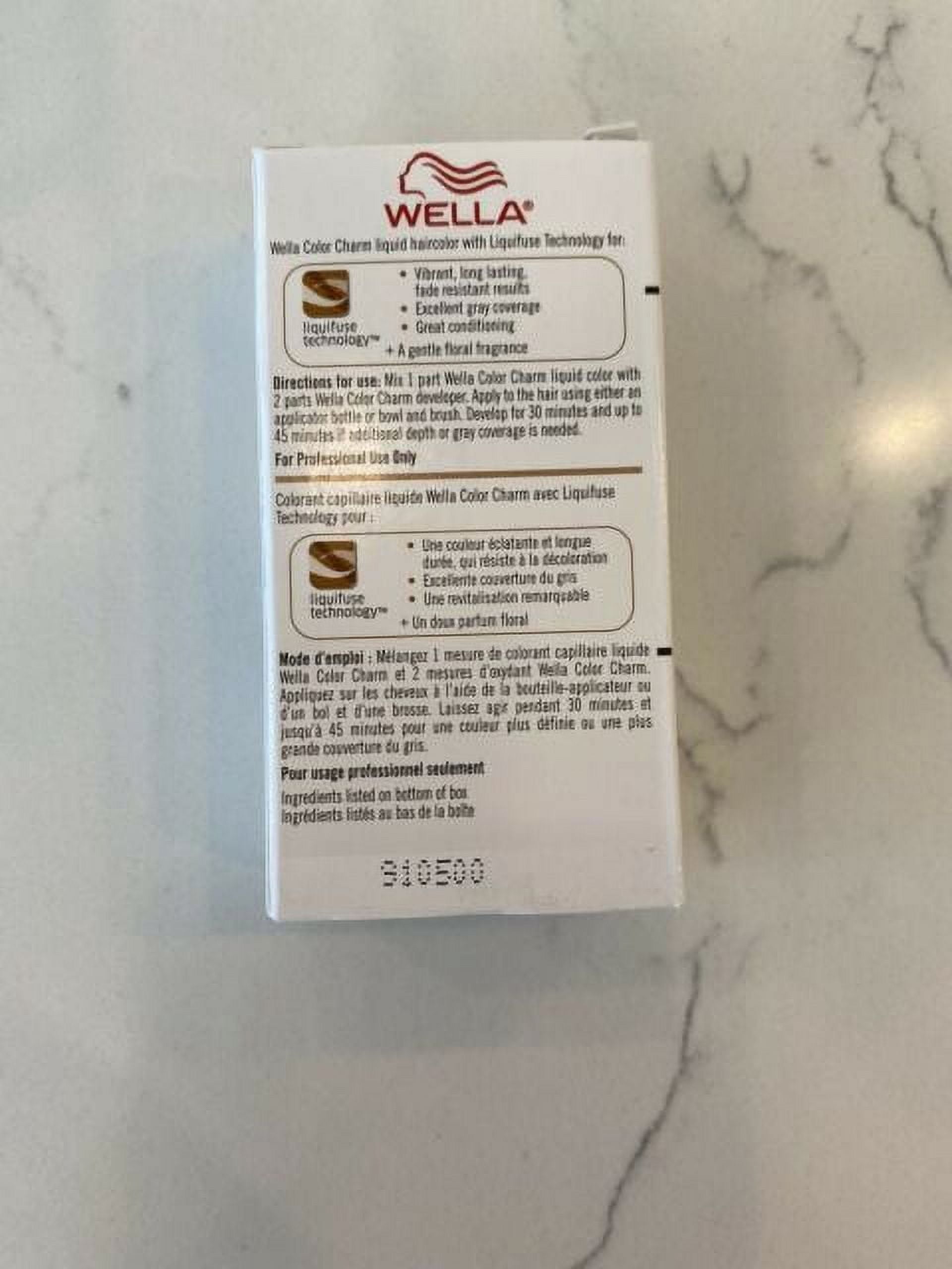 Wella Color Charm Liquid Hair Color, 4n/411 Medium Brown, 1.4 fl oz, 3 Pack