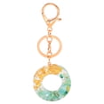 thumbnail image 1 of MKHSQHDG Today's Deals Personalized Resin Translucent Keychain Creative Letter Color Pendant Keychain, 1 of 1