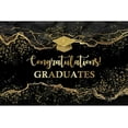 thumbnail image 2 of Black Marble Graduation Backdrop for Photography Black and Golden Glitter Texturd Bachelor Cap Background Luxury Graduates College Prom Party Banner Backdrop Photo Studio Props, 2 of 10