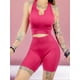 thumbnail image 3 of Conjunto Deportivo de Mujer Malabis CONJ-052-2 Rojo Oscuro con Copas, 3 of 5