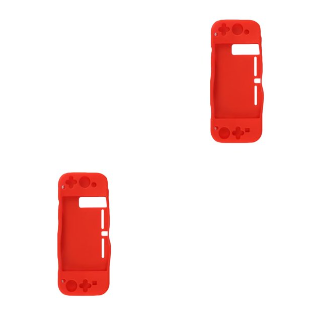 Tholdsy Para 2017 controlador de juego Gel de silicona funda trasera piel Rojo 2piezas
