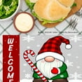thumbnail image 3 of JOOCAR Christmas Gnome with Candy Cane Welcome Sign Linen Table Mats Set of 4 for Home Kitchen Table Decor 12x18 inch, 3 of 5