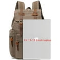 thumbnail image 3 of AUGUR High Capacity Canvas Vintage Backpack 30L -  Laptop Compartment, Unisex, 3 of 10