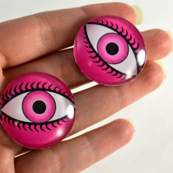 Hot Pink Evil Eyes