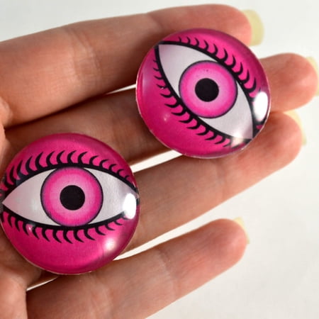 Hot Pink Evil Eyes