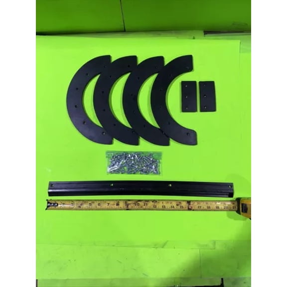 SNOWTHROWER PADDLES, SCRAPER W/HDWR 20" 21" - CRAFTSMAN, MURRAY 302565MA 302565