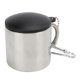 thumbnail image 5 of Tazas De Café Aisladas, Taza De Café Interior De Acero Inoxidable 304 Para Acampar Para Mochileros Para Aventuras Al Aire Libre Para Senderismo ANGGREK Otros Deportes, 5 of 8