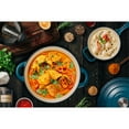 thumbnail image 3 of Hamilton Beach 10 Inch Enameled Solid Cast Iron Frying Pan Skillet, Navy, 3 of 3