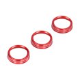 thumbnail image 1 of 3pcs Rangée Arrière Air Conditionné Bouton Anneaux Lunette pour Land Rover Defender 20202021red, 1 of 14